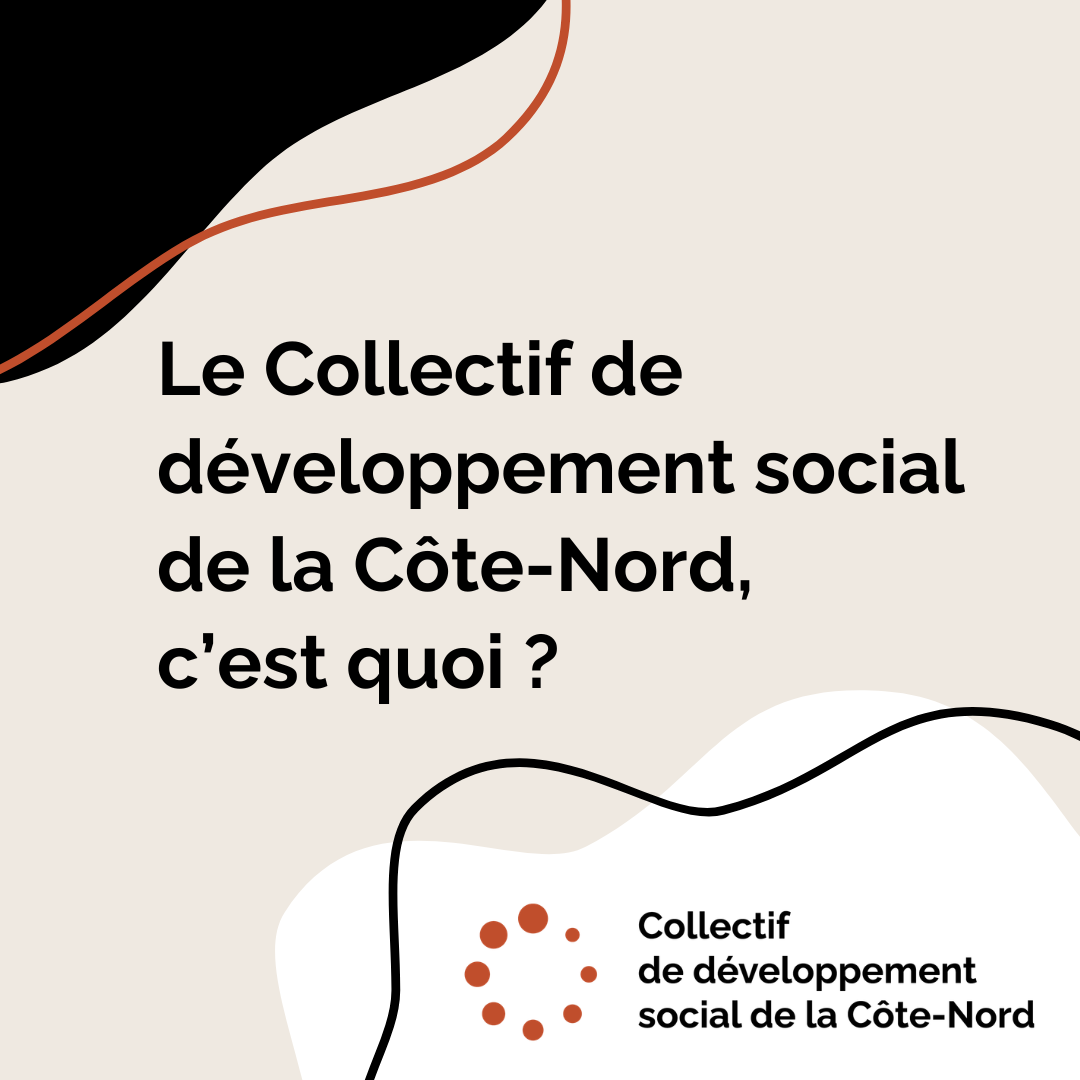 Le Collectif de développement social de la Côte-Nord c&rsquo;est quoi ?