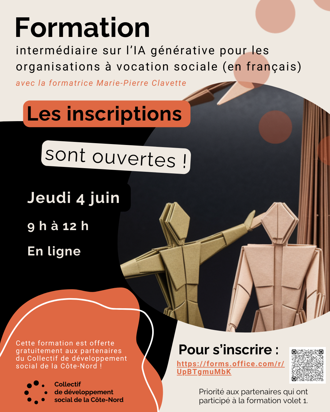 Formation intermédiaire sur l’IA générative pour les  organisations à vocation sociale