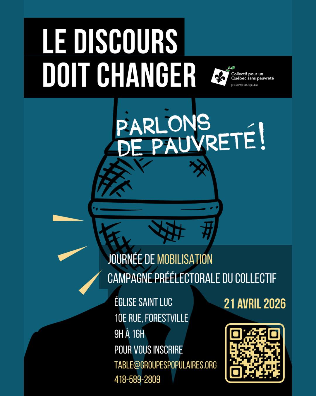 Mobilisons-nous contre la pauvreté sur la Côte-Nord !